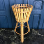 Vintage Boho Rattan Planter #3