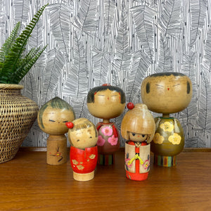 Vintage Japanese Kokeshi Doll - Extra Small