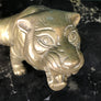 HUGE Vintage Mid Century Brass Tiger