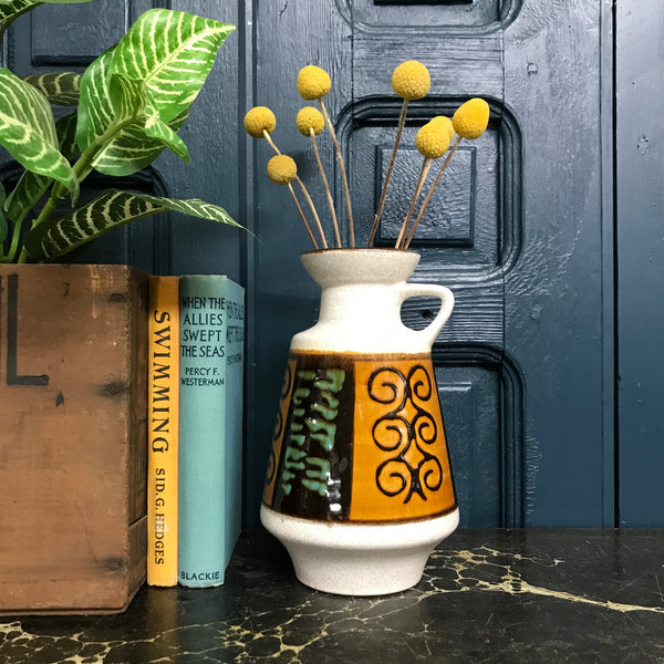 Large Mid Century West German Ceramic Vase