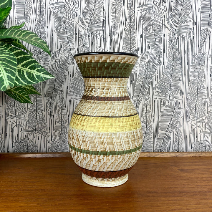 Mid Century West German Ceramic Vase - 116