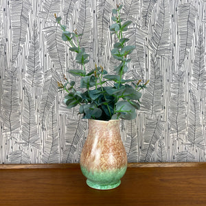 Art Deco Pink/Green Vase - Tulip