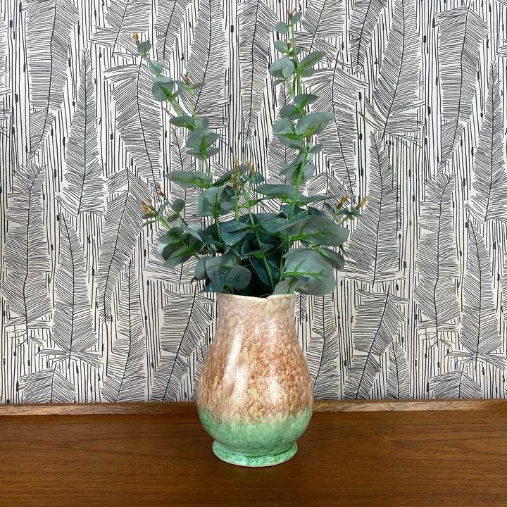 Art Deco Pink/Green Vase - Tulip