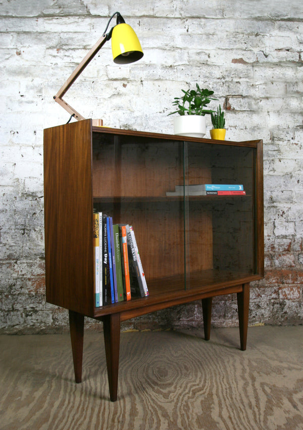 Vintage Afromosia display cabinet by Richard Hornby