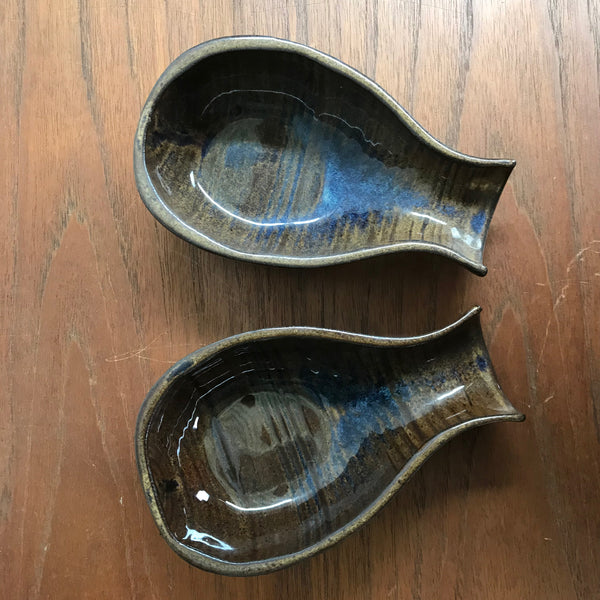 Vintage Studio Pottery Advocado Dishes
