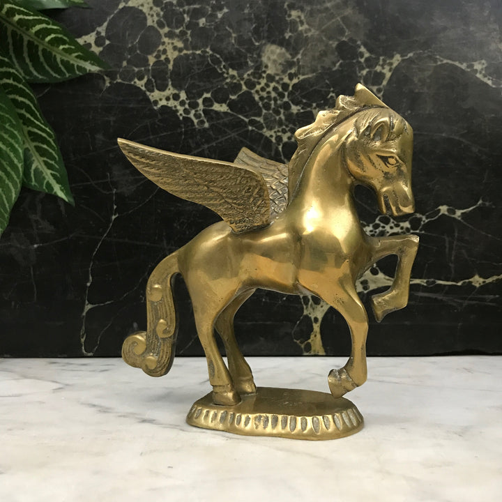 Vintage Mid Century Brass 'Pegasus'