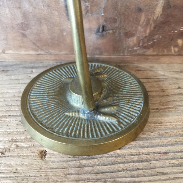Vintage Brass Pair of Cranes
