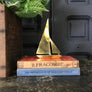 Mid Century Brass Sailing Boat #A2
