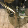 Brass Two Tiered Drinks Trolley / Bar Cart