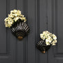 Pair of Mid Century Shell Wall Vases