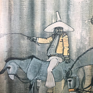 Mid Century Framed Print 'Don Quixote'