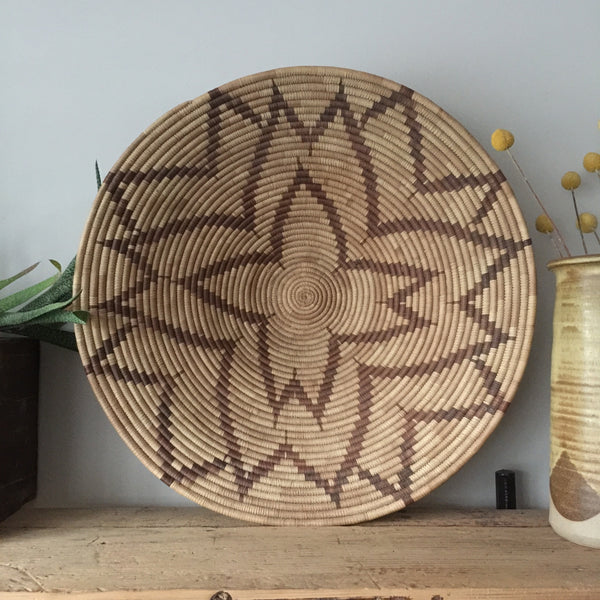 *LARGE* Vintage Handmade Ethnic African Basket