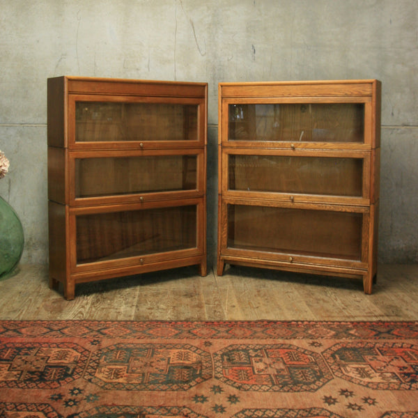 vintage_oak_barristers_solicitors_bookcase_cabinet