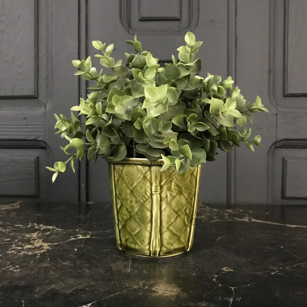 Green Mid Century Planter
