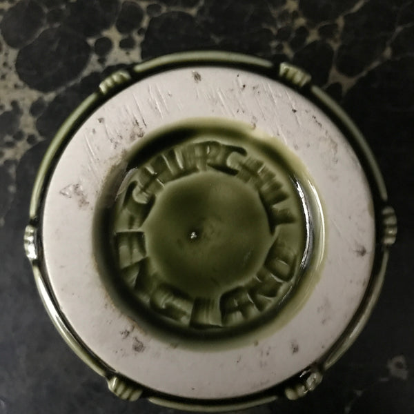 Green Mid Century Planter