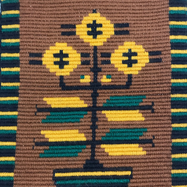 Vintage Embroidered Mid Century Wall Hanging