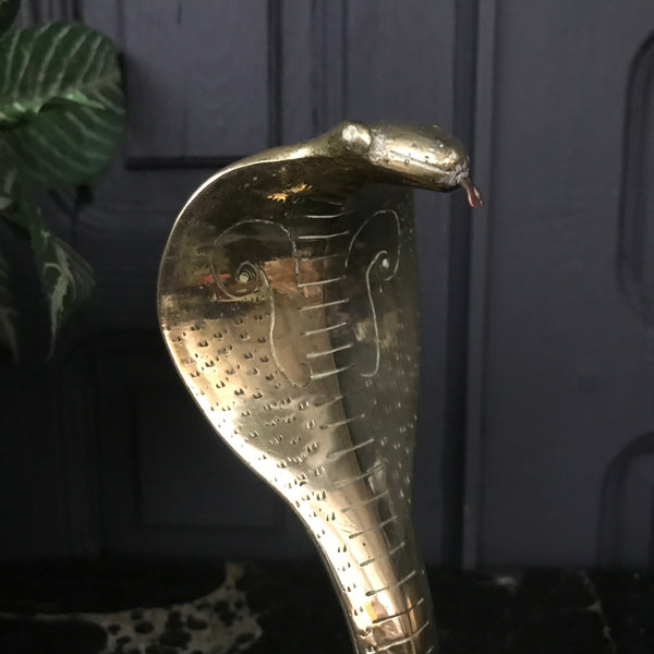 Mid Century Brass Cobra #1