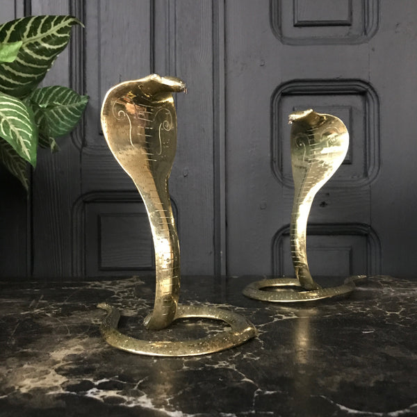 Mid Century Brass Cobra #1