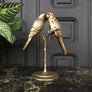Mid Century Pair of Brass Parrots