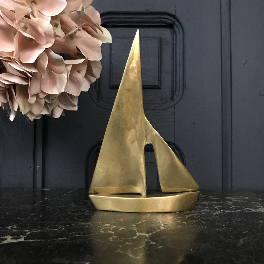 Copy of Mid Century Brass Yacht / Sailing Boat