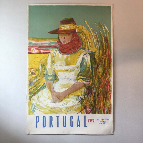Original Vintage Portuguese Airways (TAP) Print