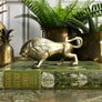 Mid Century Brass Lion