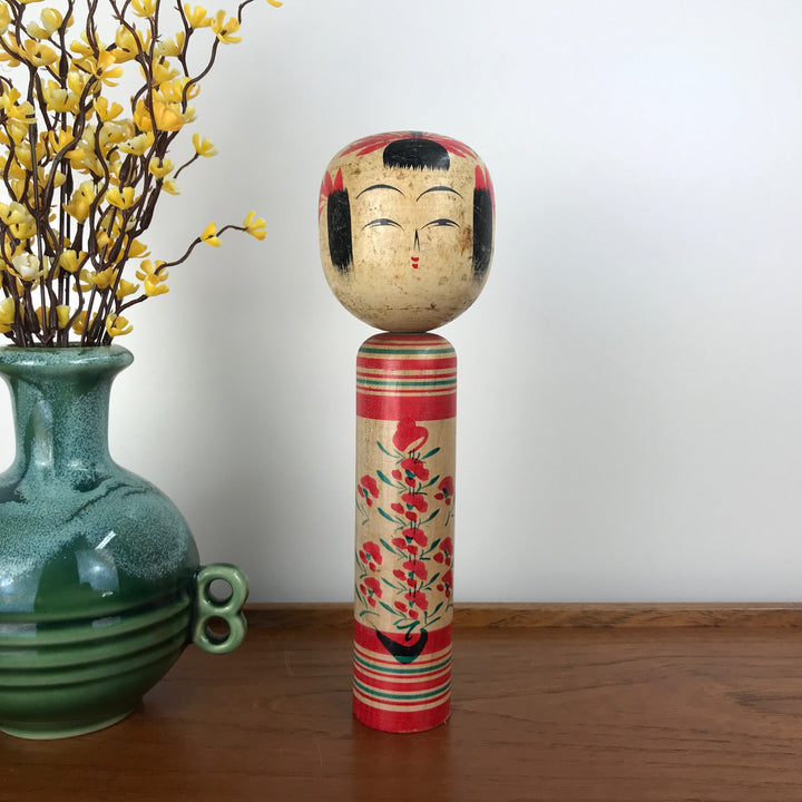 Vintage Japanese Kokeshi Doll A21 - MEDIUM
