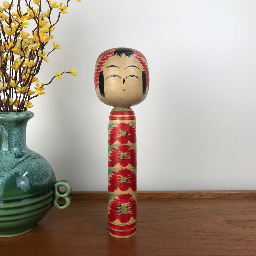 Vintage Japanese Kokeshi Doll A28 - MEDIUM