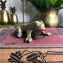 Vintage Brass Frog Trinket Box / Ornament