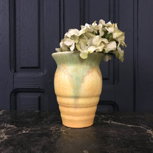 Vintage Art Deco style Pastel Ceramic Vase