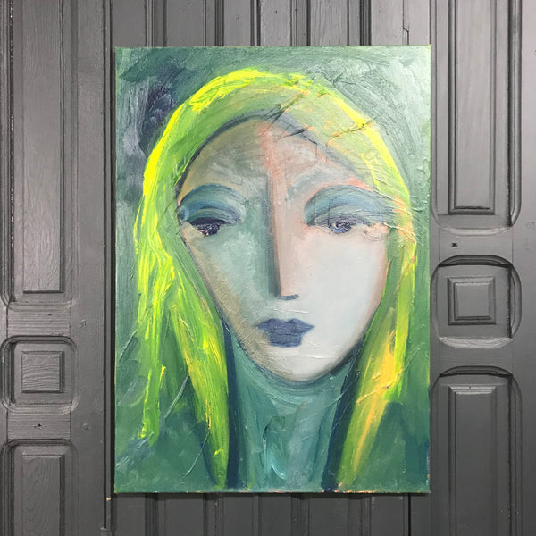 Striking Oil on Canvas Portrait #1