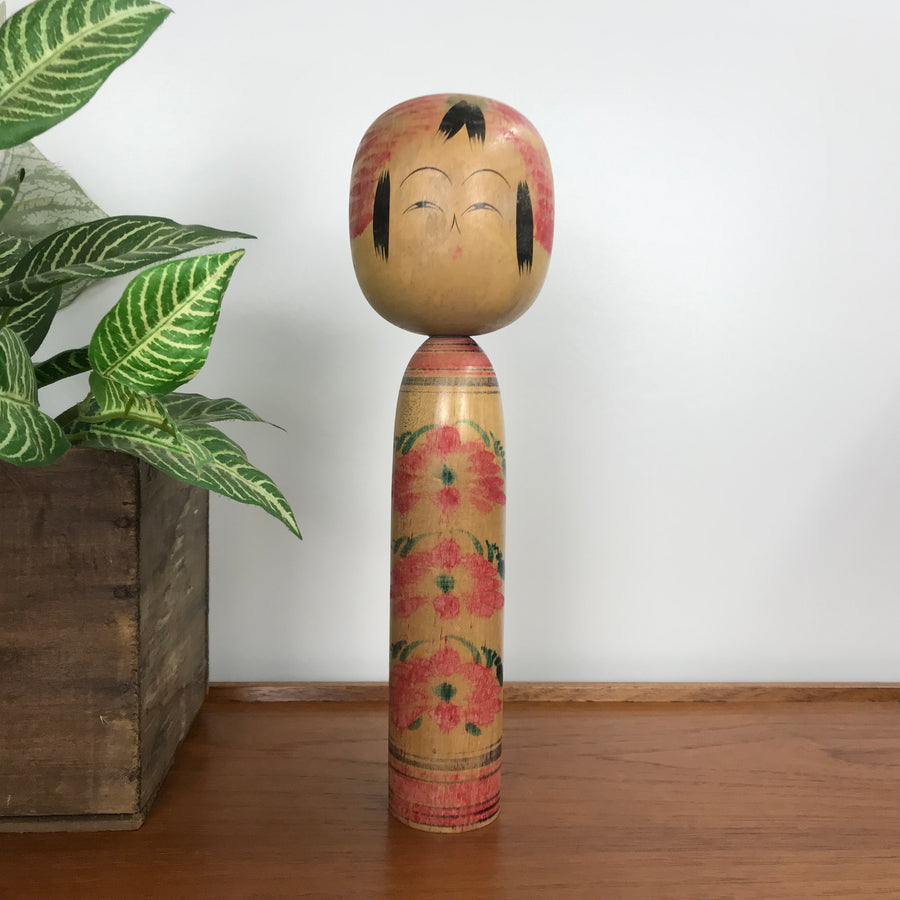 Vintage Japanese Kokeshi Doll K1 - LARGE