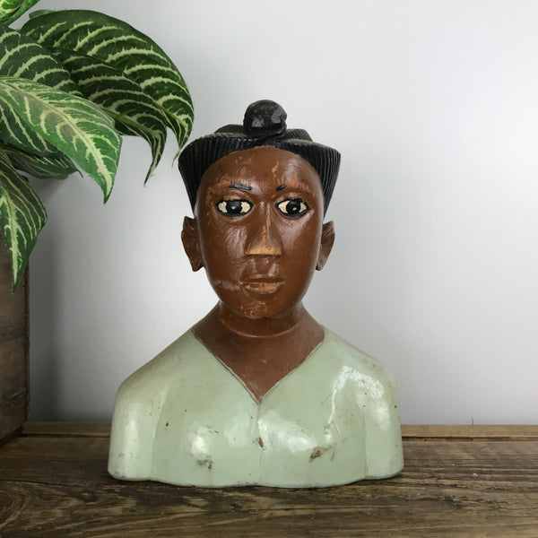 Vintage Wooden Carved Ornament A1