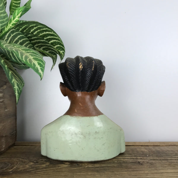 Vintage Wooden Carved Ornament A1