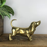 Mid Century Brass Basset Hound #A1