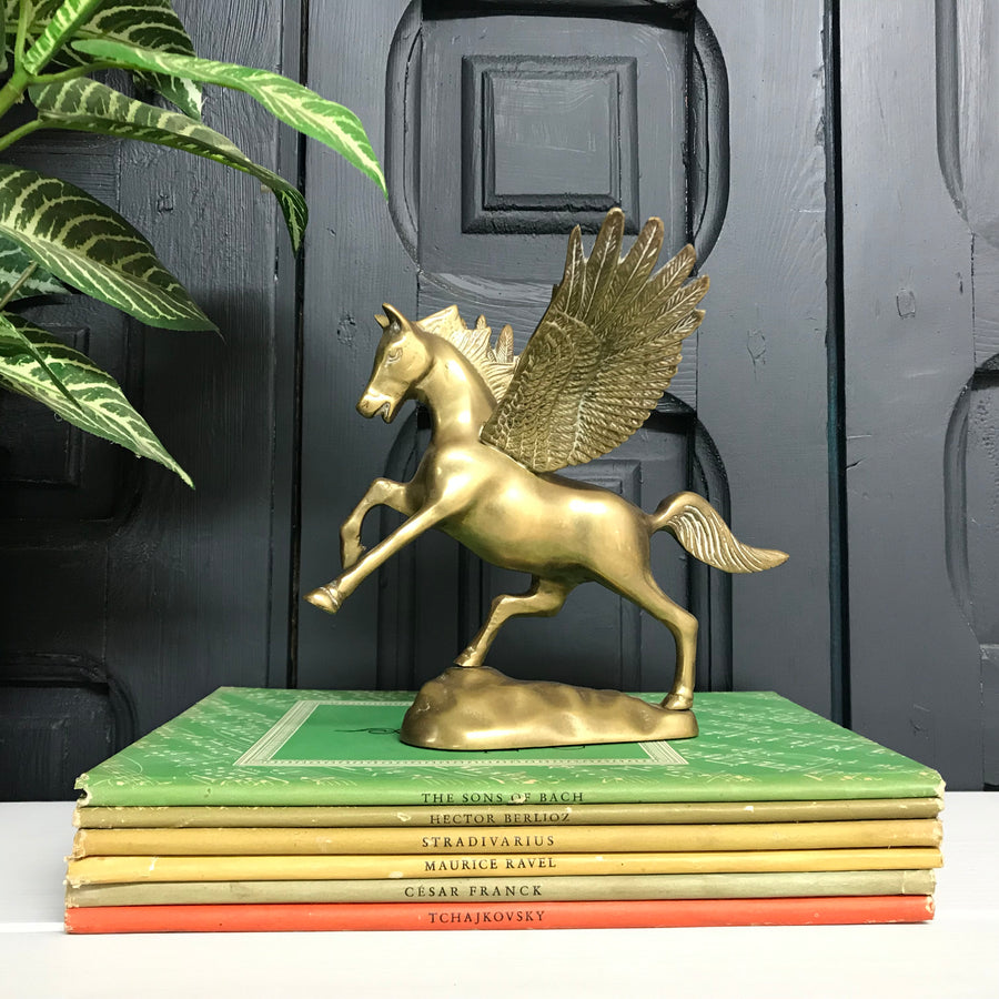 Vintage Mid Century Brass 'Pegasus' A1
