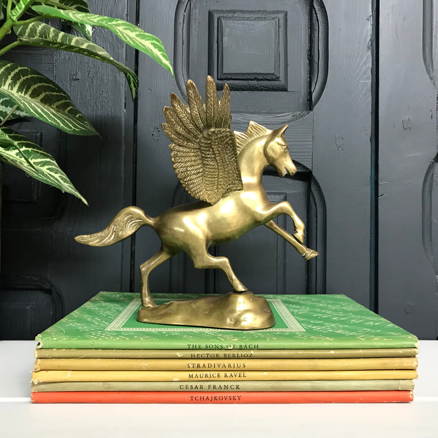 Vintage Mid Century Brass 'Pegasus' A1