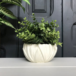 White SylvaC Ceramic Vase/Planter A1