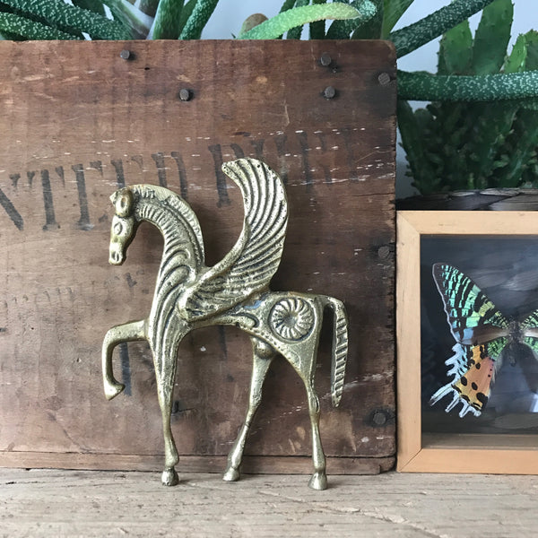 Vintage Brass Horse