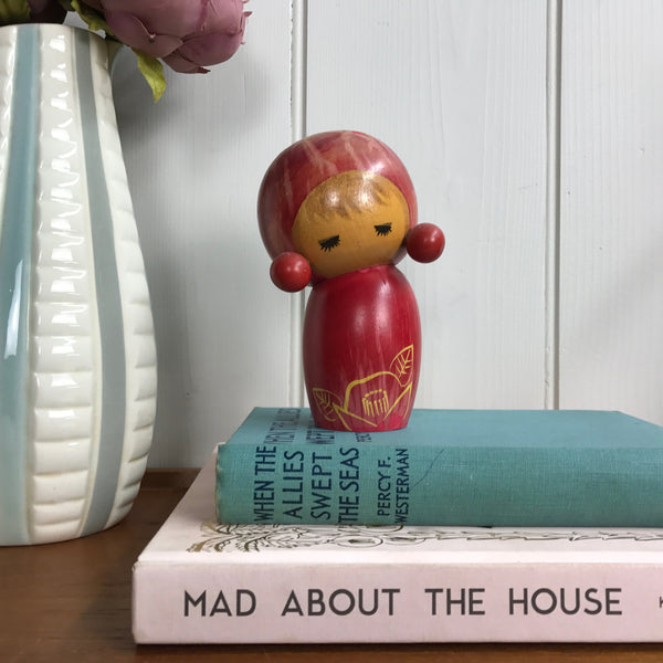 Vintage Japanese Kokeshi Doll #7