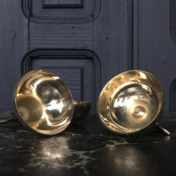Vintage Brass Apple & Pear Trinket Boxes #A1