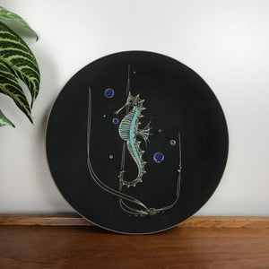 Mid Century 'Sea Horse' Wall Plate / Plaque