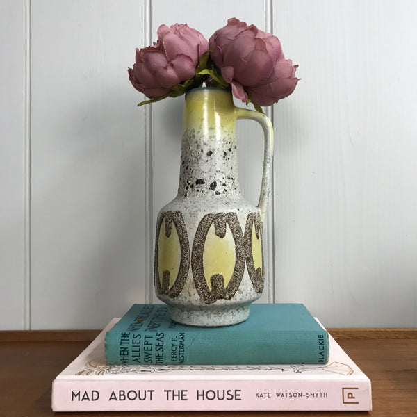 Mid Century East German Ceramic Pitcher Vase