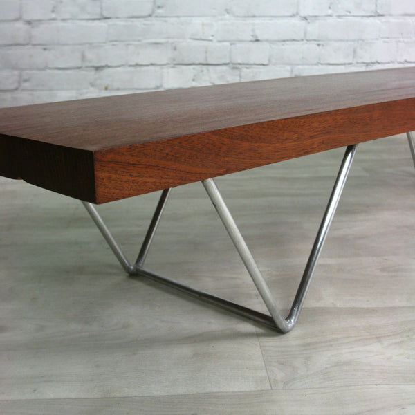 Vintage 1960s teak low bench/coffee table