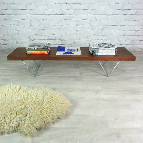 Vintage 1960s teak low bench/coffee table