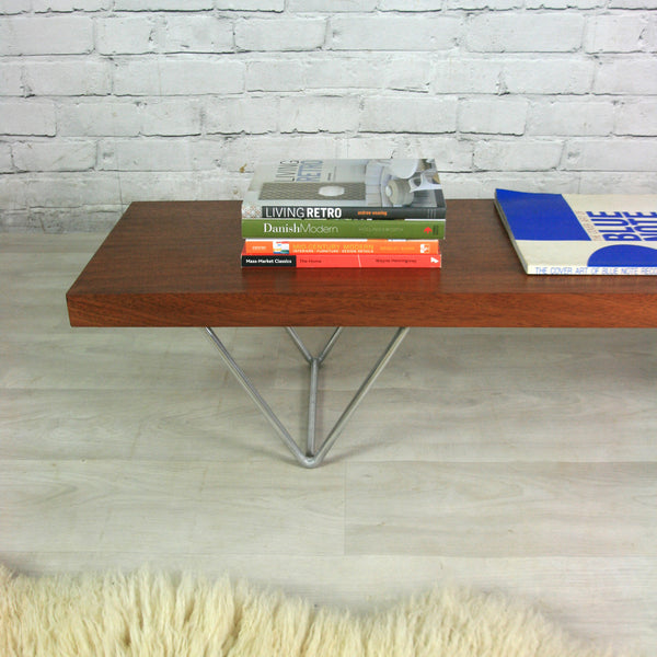 Vintage 1960s teak low bench/coffee table