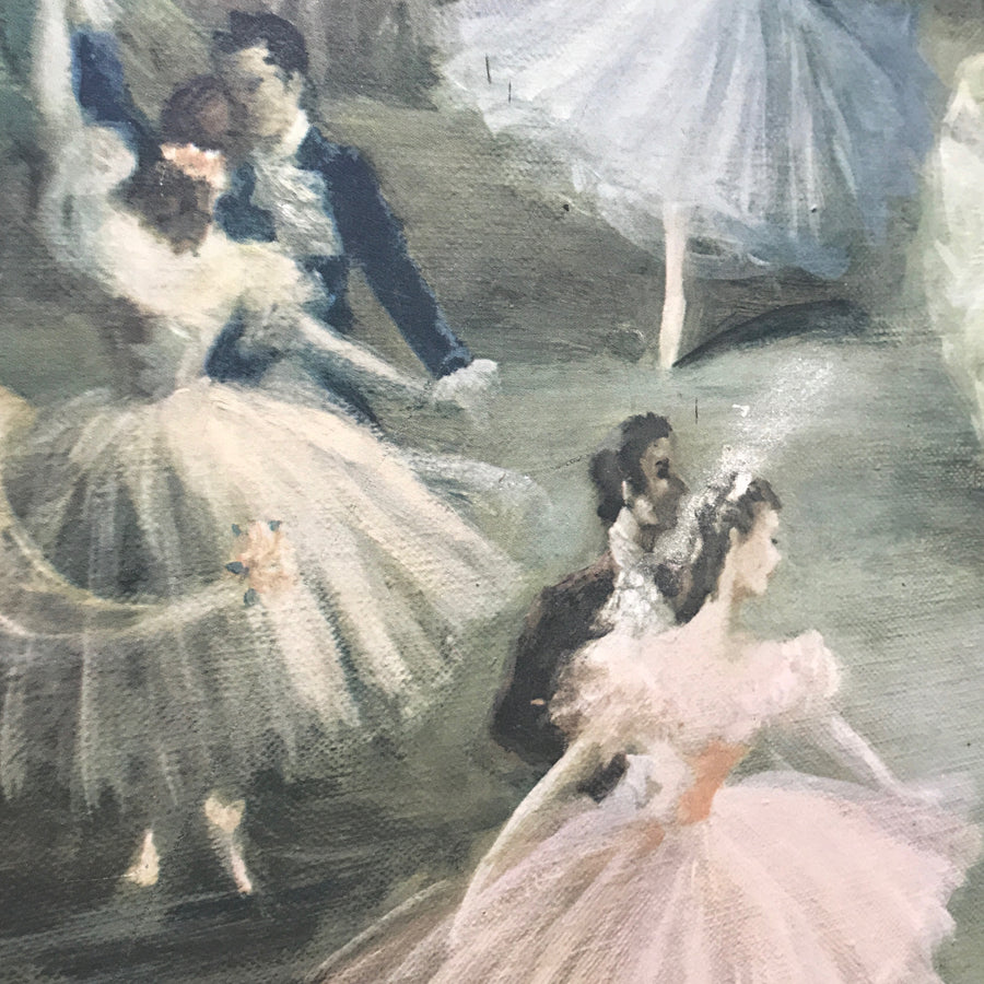 Mid Century 'Ballet' Framed Print