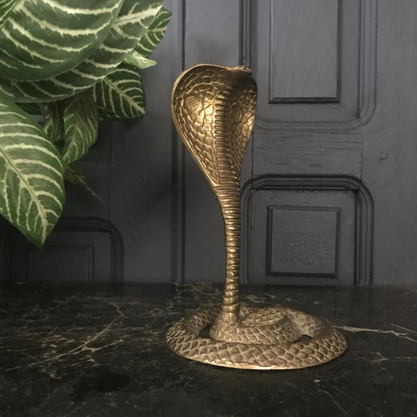 Mid Century Brass Cobra #A1