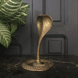 Mid Century Brass Cobra #A1
