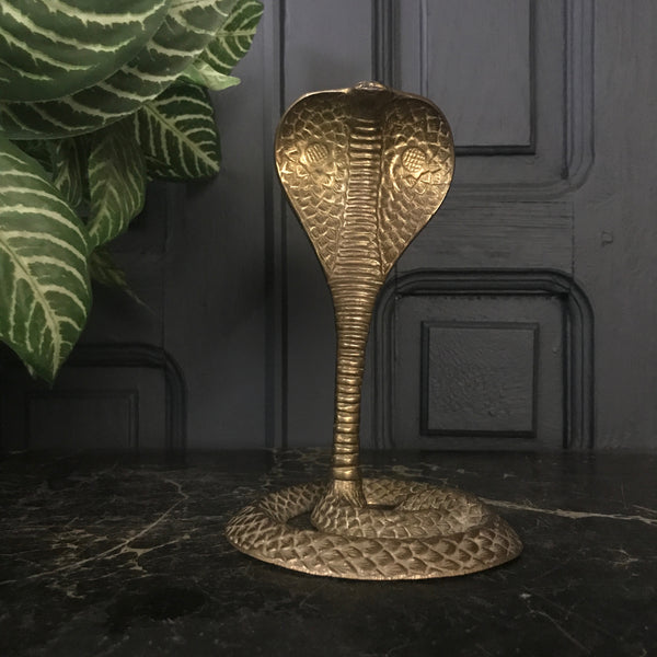 Mid Century Brass Cobra #A1